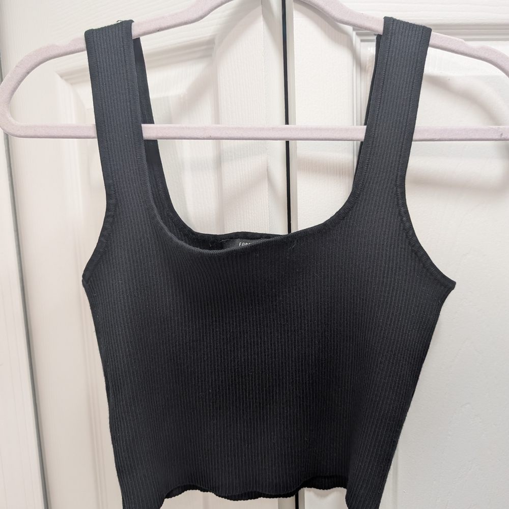 Forever 21 Ribbed Crop Top